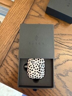 BURGA White Dalmatian Print AirPods Case